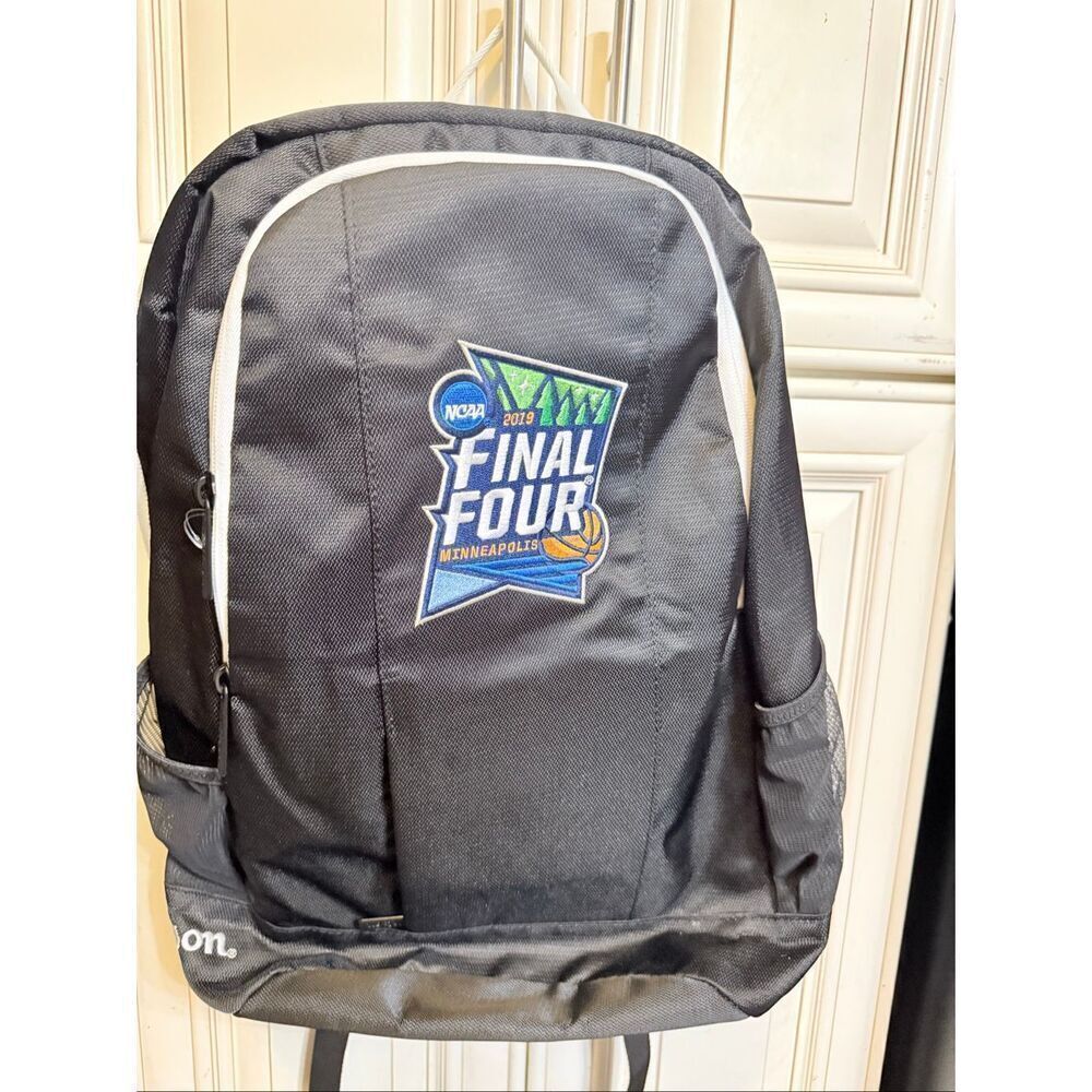 Wilson Men's NCAA 2019 Minneapolis Final Four Backpack Black OS NWOT